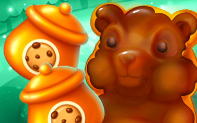 Cookie Connect Gummy Bear 100 Badge
