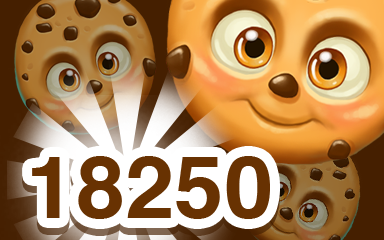 Cookie Connect Brown Cookie 18250 Badge