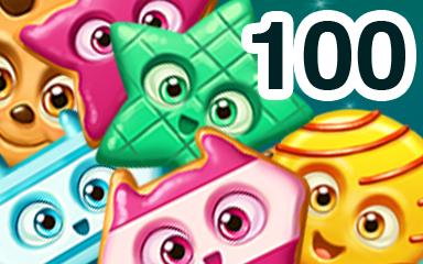 Cookie Connect 5-Moves 100 Badge