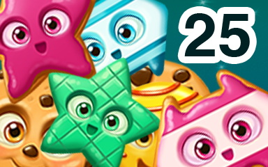 Cookie Connect 5-Moves 25 Badge