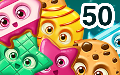 Cookie Connect 5-Moves 50 Badge