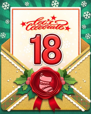 Joyful Holiday 18 Badge - Crossword Cove HD