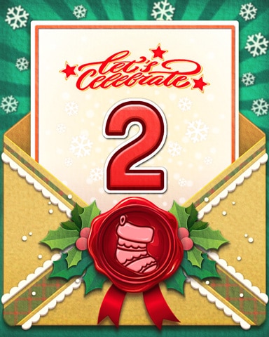 Joyful Holiday 2 Badge - Mahjong Sanctuary