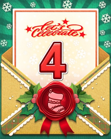 Joyful Holiday 4 Badge - Snowbird Solitaire