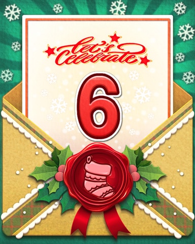 Joyful Holiday 6 Badge - Garden Blast