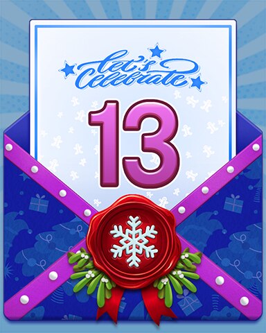 New Year Celebration 13 Badge