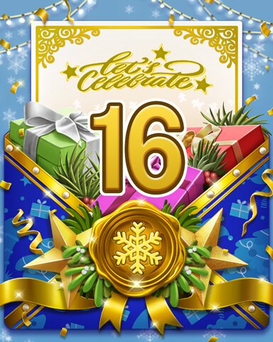 New Year Celebration 16 Badge