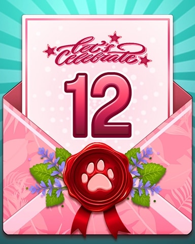 A Pet Lover's 12 Badge - Jet Set Solitaire