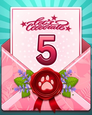 A Pet Lover's 5 Badge - Poppit! Bingo