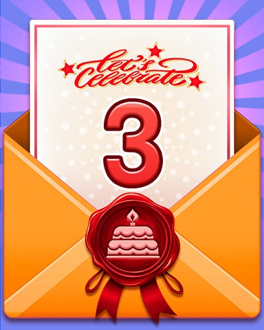 Pogo 24th Birthday Cake 3 Badge - Quinn's Aquarium