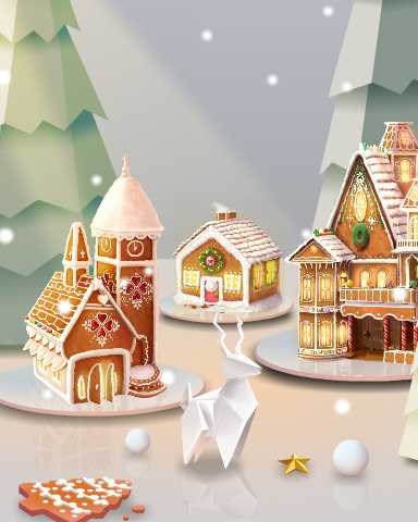 Gingerbread Holiday Badge