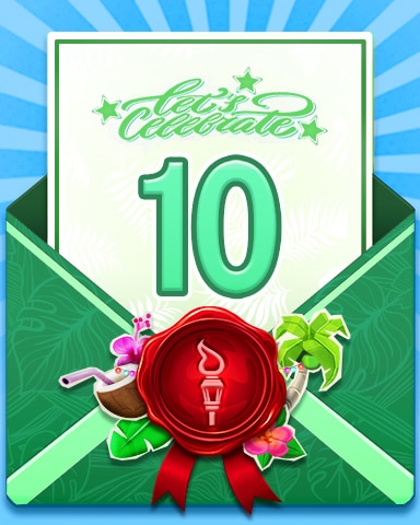Pogo Tri-Peaks Solitaire HD Pogo 27th Birthday Badge 10