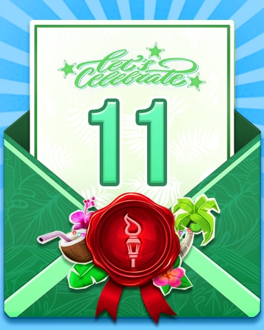 Pogo Jungle Gin HD Pogo 27th Birthday Badge 11