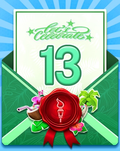 Pogo Bookworm HD Pogo 27th Birthday Badge 13