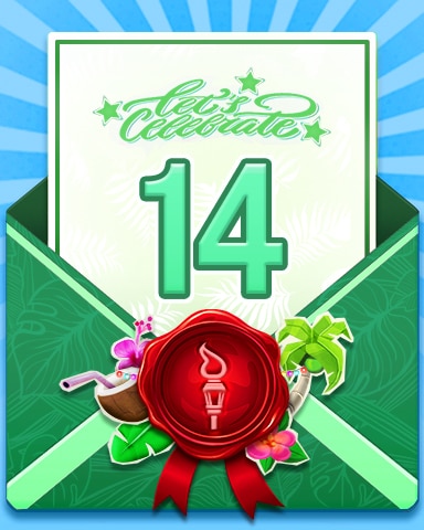 Pogo Crossword Cove HD Pogo 27th Birthday Badge 14