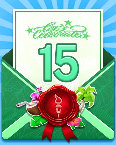Pogo Solitaire Blitz Pogo 27th Birthday Badge 15