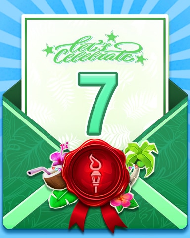 Pogo Wheel of Fortune: Pogo Edition Pogo 27th Birthday Badge 7