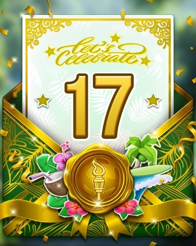 Pogo Mahjong Garden HD Pogo 27th Birthday Badge 17