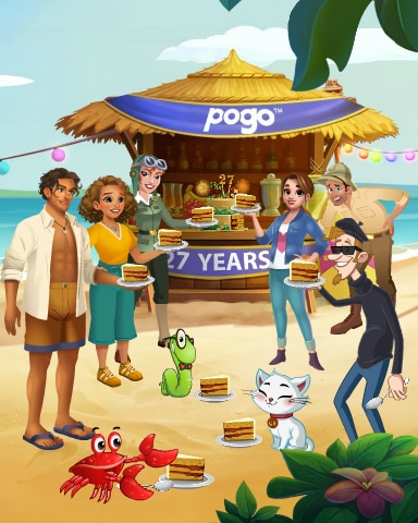 Pogo 27th Birthday Celebration Reward Badge