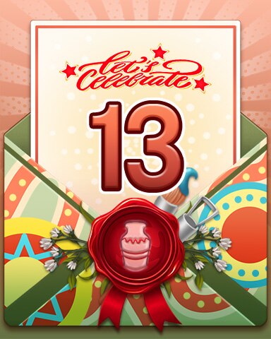 Lottso! Express HD Pottery Painting Party 13 Badge