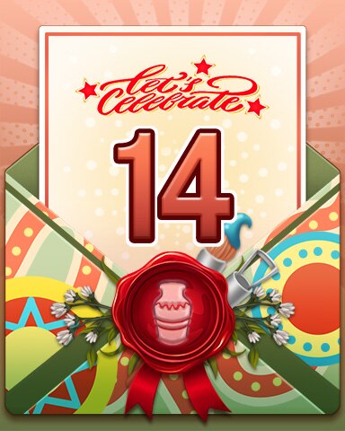 Poppit! Party Pottery Painting Party 14 Badge