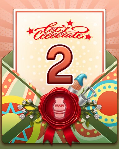 Pogo Slots Pottery Painting Party 2 Badge