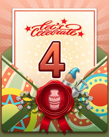 Poppit! HD Pottery Painting Party 4 Badge