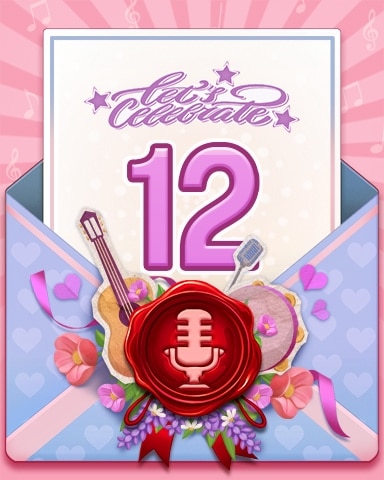 Private Concert Celebration 12 Badge - MONOPOLY Sudoku