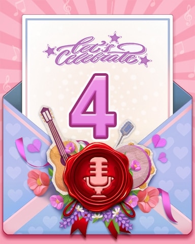 Private Concert Celebration 4 Badge - Sweet Tooth Town