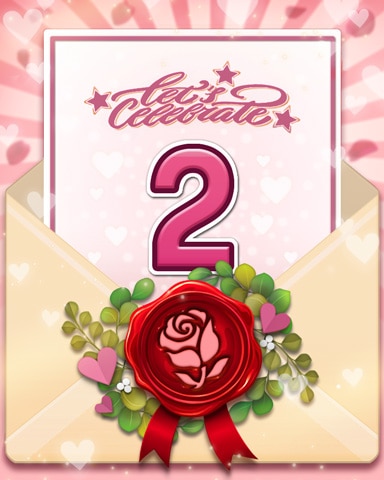 Venice Valentine 2 Badge - Pogo Slots