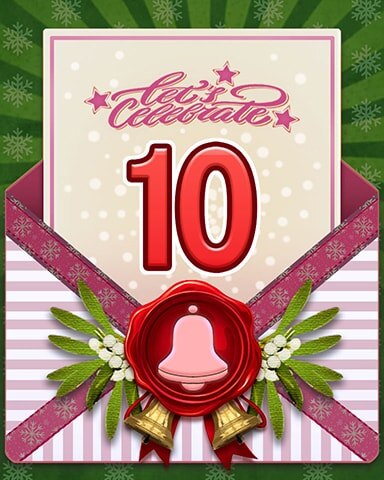 Holiday Ball 10 Badge - Snowbird Solitaire