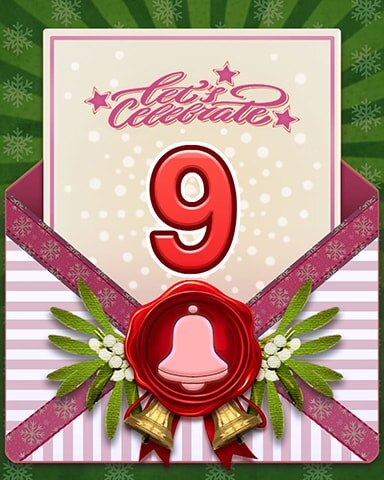 Holiday Ball 9 Badge - Boggle Bash 2