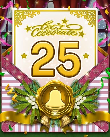 Holiday Ball 25 Badge - Thousand Island Solitaire HD