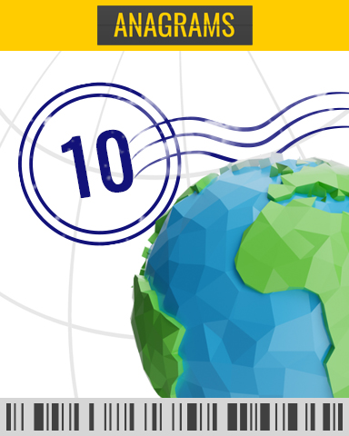 Anagrams Check-In Challenge 1 - 10 Badge