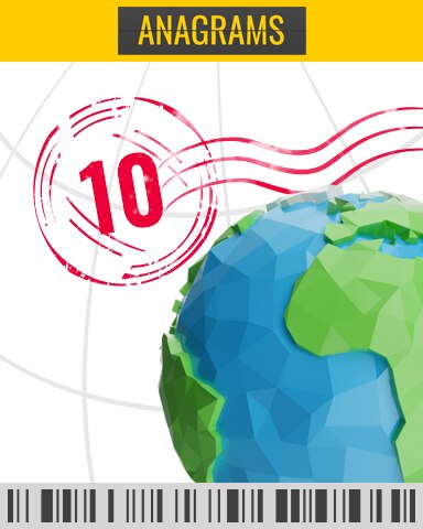 Anagrams Tailwind Challenge 10 Badge