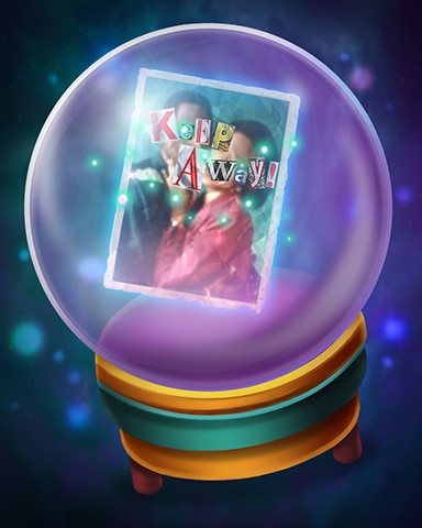 Claire Hart: Secret in the Shadows Getting in Troubles Badge