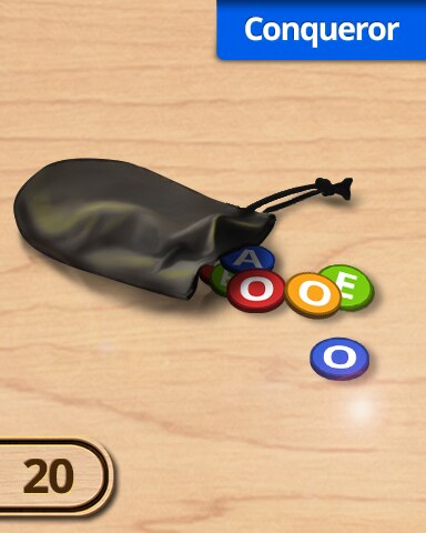 A Way With Words Conqueror Challenge 20 Badge