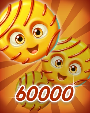 Cookie Connect Yellow Cookie 60000 Badge