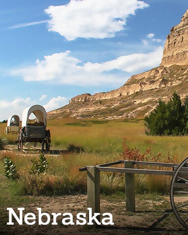 Nebraska Badge - Cross Country Adventure