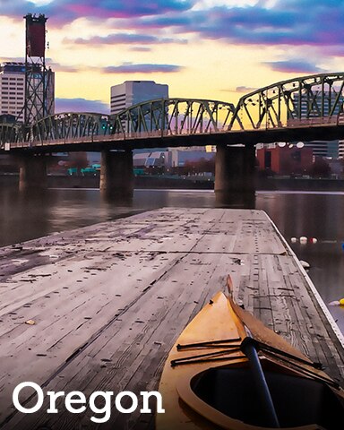 Oregon Badge - Cross Country Adventure