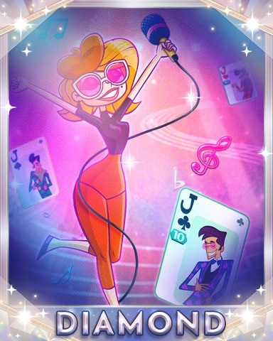 Canasta HD Kim on the Mic Diamond Badge