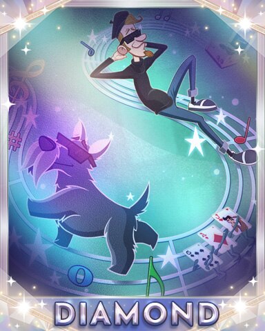 Lost in the Music Diamond Badge - Canasta HD