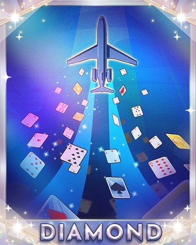 First Class Solitaire HD 52 Card Takeoff Diamond Badge