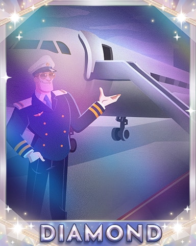 Welcoming Captain Diamond Badge - First Class Solitaire HD