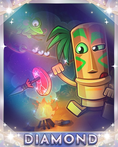 Jungle Gin HD Steaks with Tiki Diamond Badge