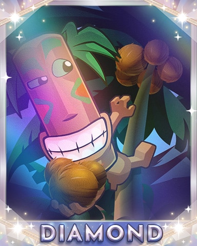 Jungle Gin HD Coconut Collector Diamond Badge