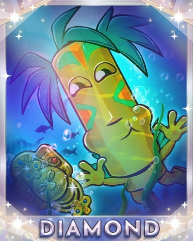 Jungle Gin HD Underwater Treasure Hunt Diamond Badge