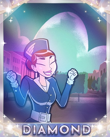 Jet Set Solitaire Dublin Coach Diamond Badge