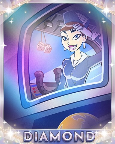Perfect Flight Diamond Badge - Jet Set Solitaire