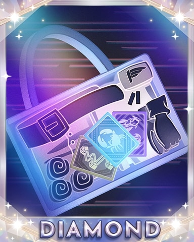 Jet Set Solitaire Proper Packing Diamond Badge